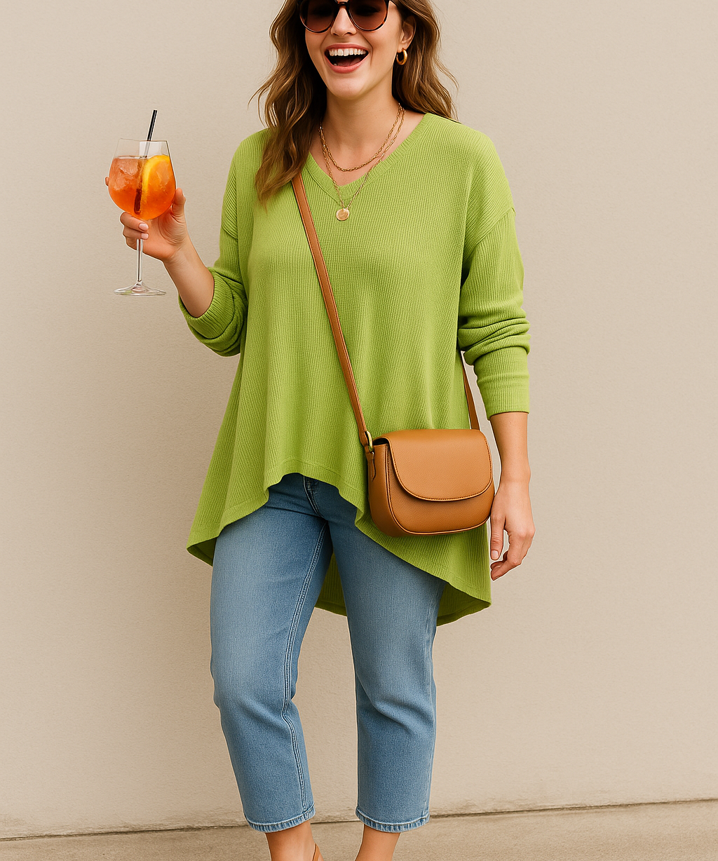 Hummingbird Tunic in Tarragon