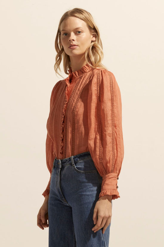 Swoon Top in Apricot