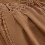 Sasha Wide Leg Trousers in Tan