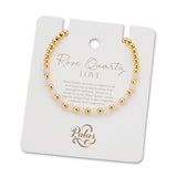 Rose Quartz Lotus Purity Bracelet [Love]