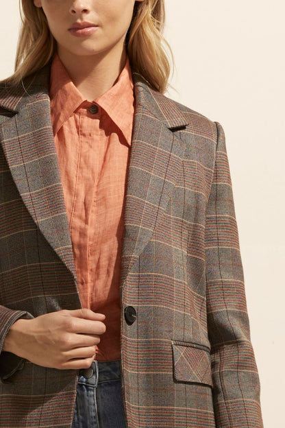 Scout Jacket in Clay Check