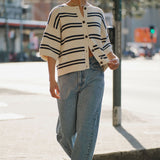 Tapered Barrel Jean in Mid Vintage Blue