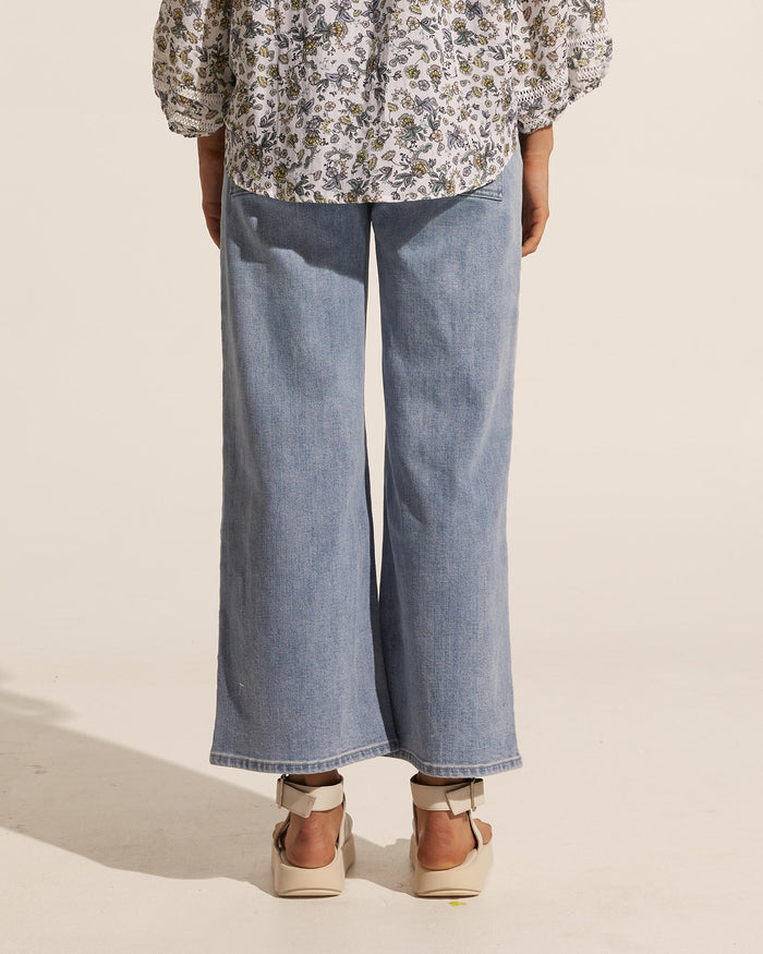 Rhythm Pant in Washed Denim