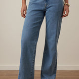 Sydney Straight Leg Jean in Vintage Blue