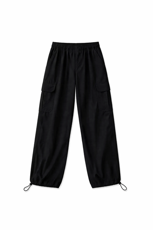 Tech Cargo Pant in Black