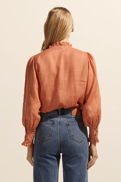 Swoon Top in Apricot