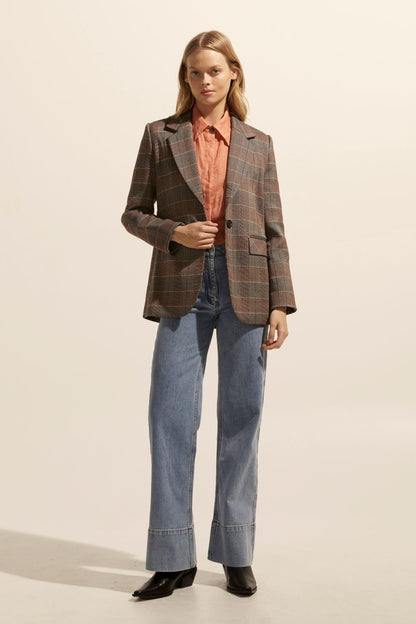 Scout Jacket in Clay Check