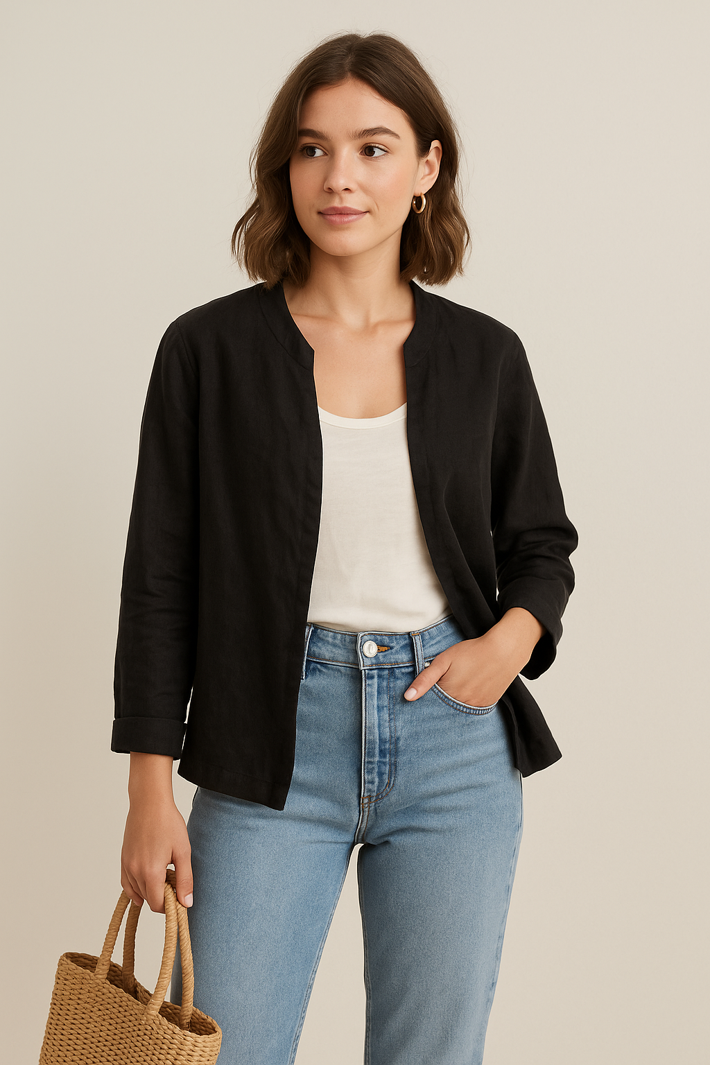 Zoi Linen Jacket
