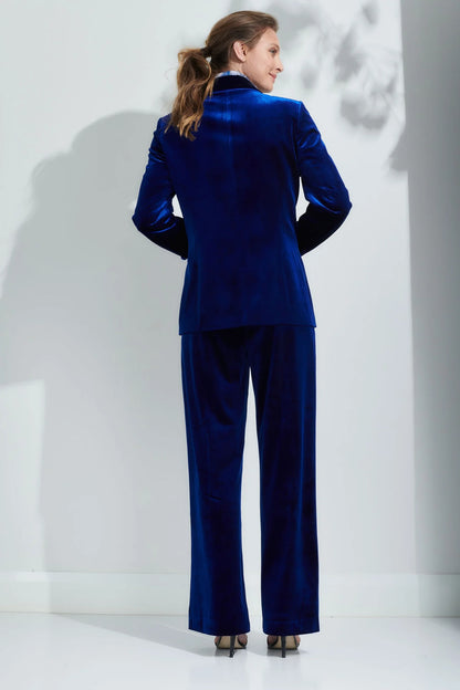 Surrey Velvet Jacket in Royal