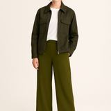 Trudy Pant in Olive