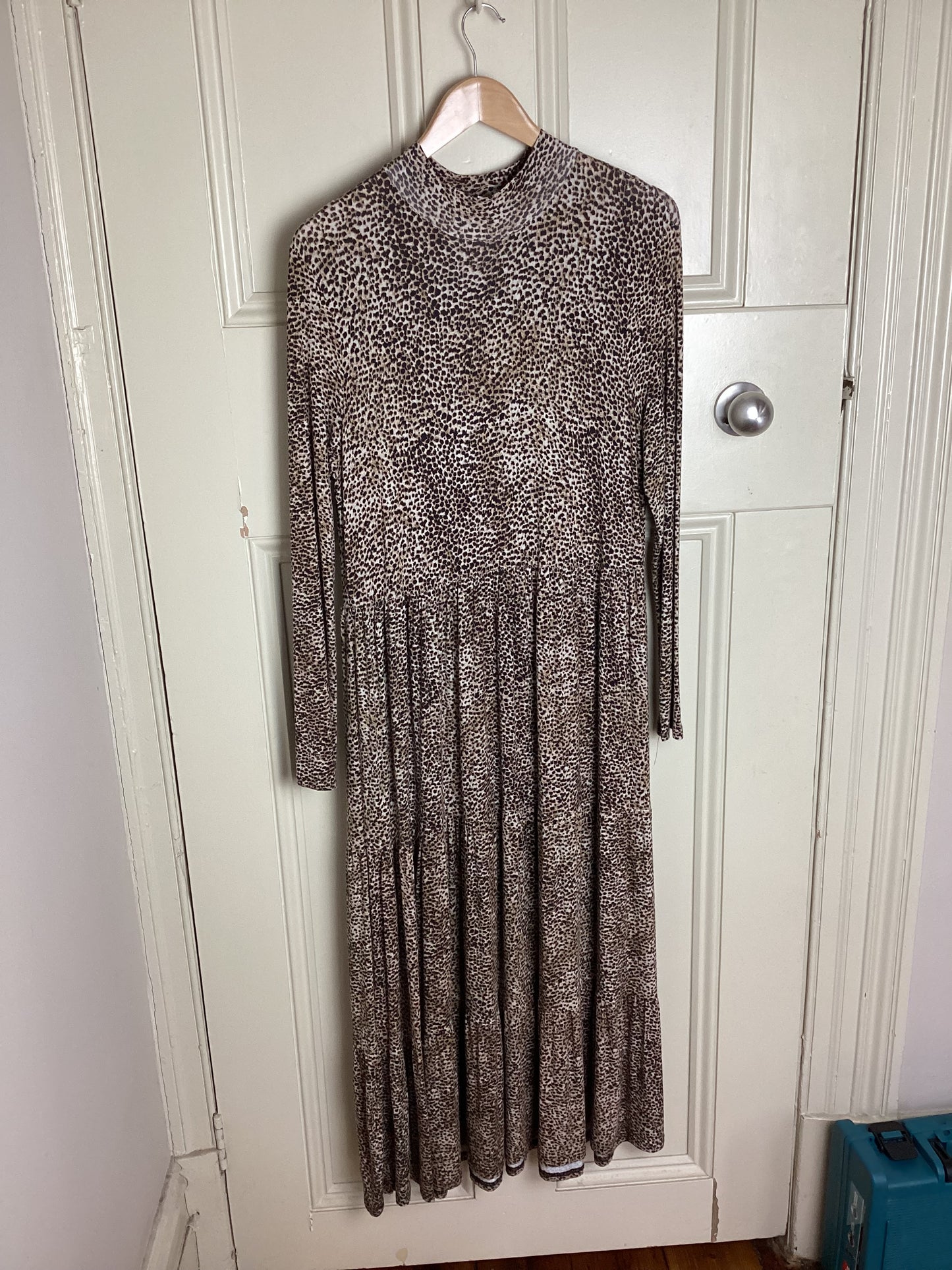 Gigi Leopard Midi Dress