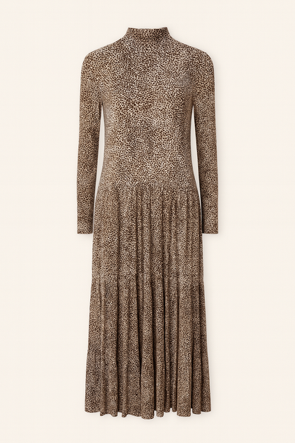 Gigi Leopard Midi Dress