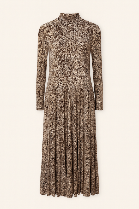Gigi Leopard Midi Dress