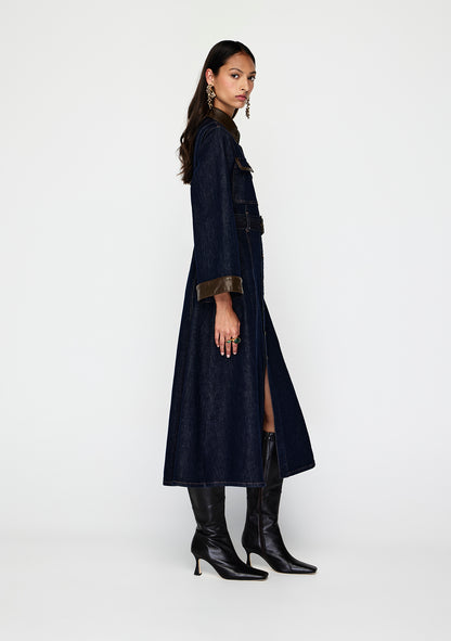Nia Denim Midi Dress