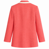 Zaina Linen Jacket in Terracotta