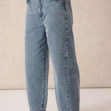 Tapered Barrel Jean in Mid Vintage Blue