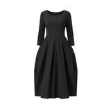 Castella Dress in Charcoal