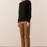 Bennett Funnel Neck Knit in Black