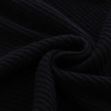 Vespa Merino Ribbed Crew in Black