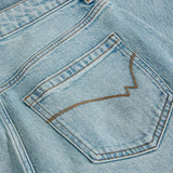 Aubrey Barrel Leg Jean in Light Denim
