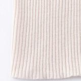 Vespa Merino Ribbed Polo in Chalk