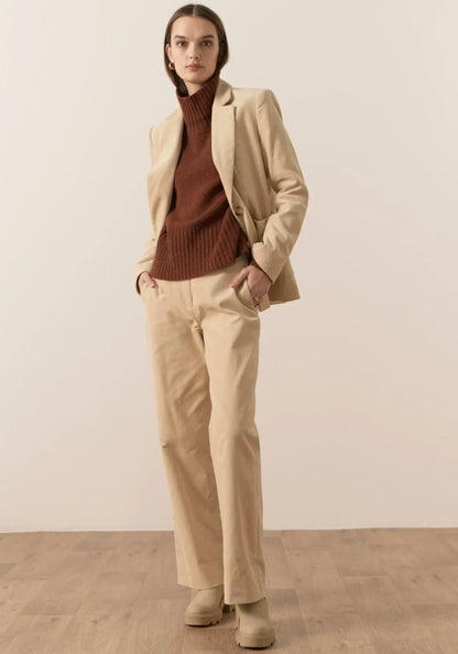 Thomas Corduroy Jacket in Ecru