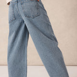 Tapered Barrel Jean in Mid Vintage Blue