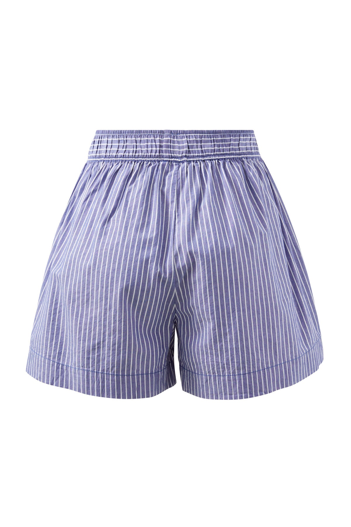 Mila Shorts in College Blue White Stripe
