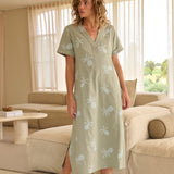 Emily Dress in Pistachio Green