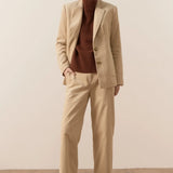 Thomas Corduroy Jacket in Ecru