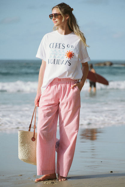 Lounge Pant in Heritage Red