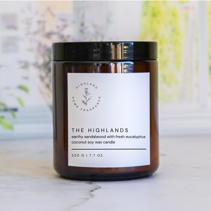 The Highlands | Eucalyptus + Sandalwood - 220g Candle