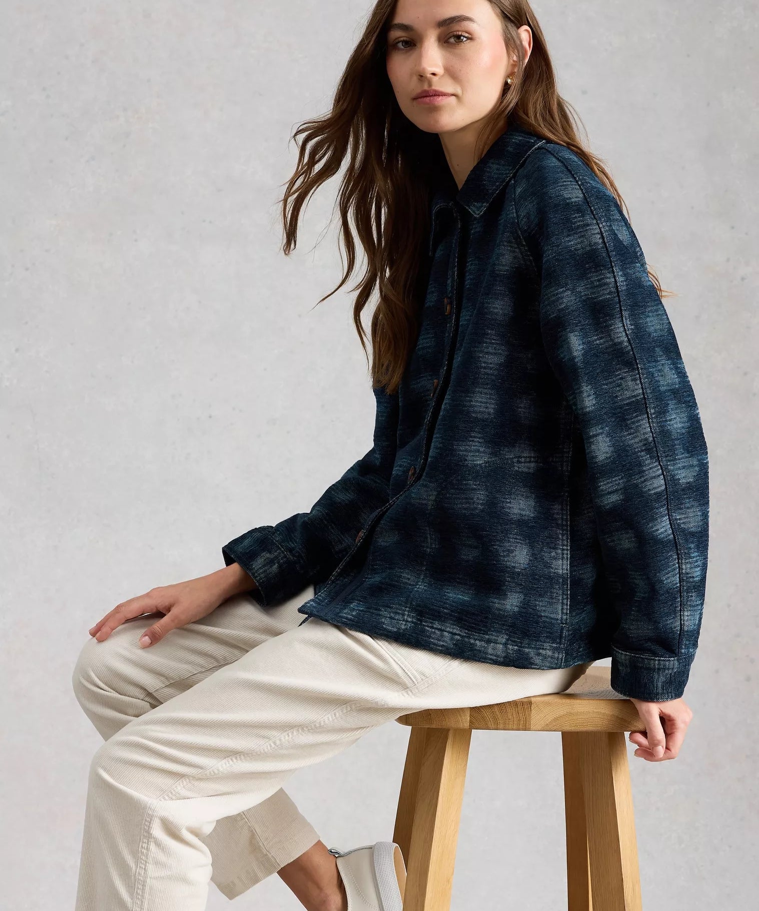 Eden Denim Jacquard Jacket