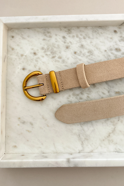 Marlene Suede Buckle Belt