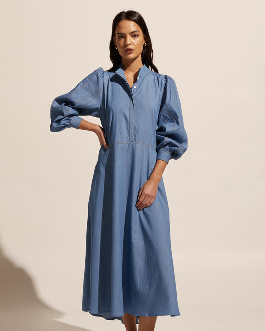 Edition Dress in Mid Chambray