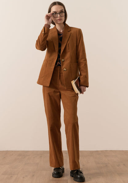 Thomas Corduroy Jacket in Toffee