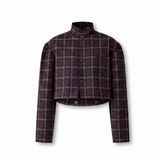 Skye Jacket in Navy Red Check