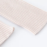 Vespa Merino Ribbed Polo in Chalk