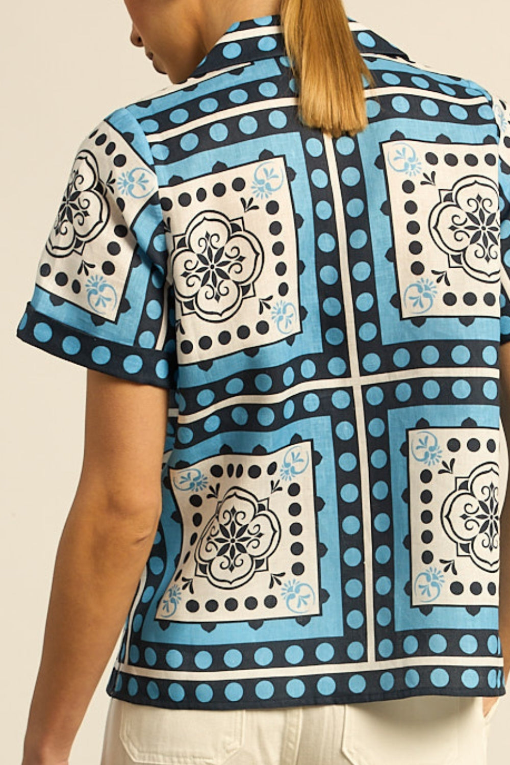 Lumen Top in Bay Scarf