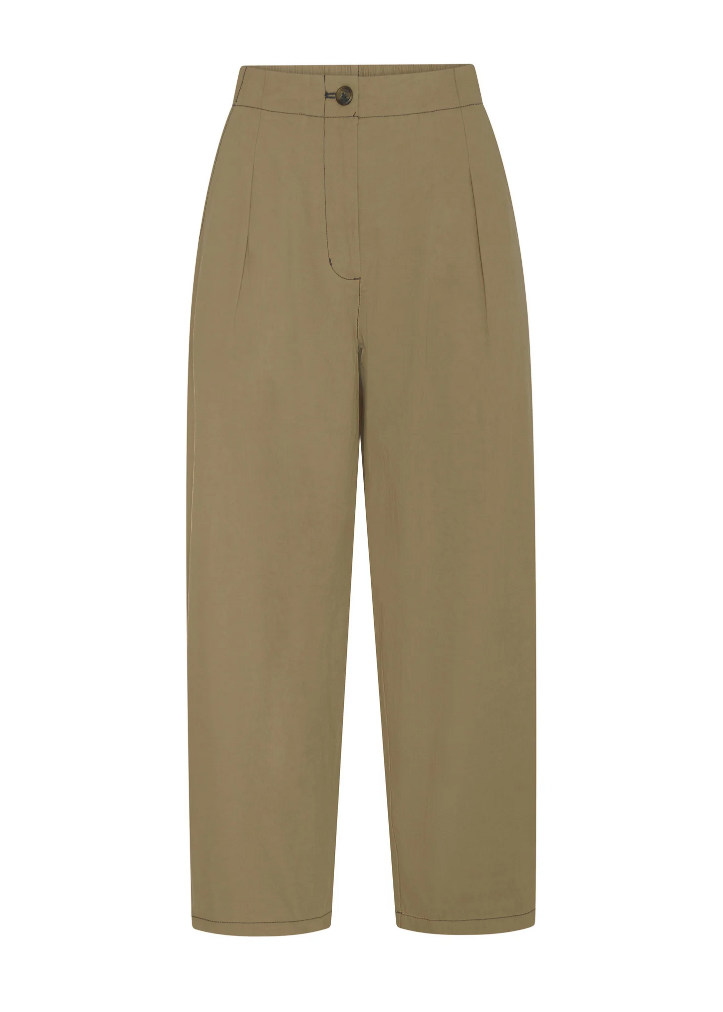 Avrid Barrel Pant in Khaki