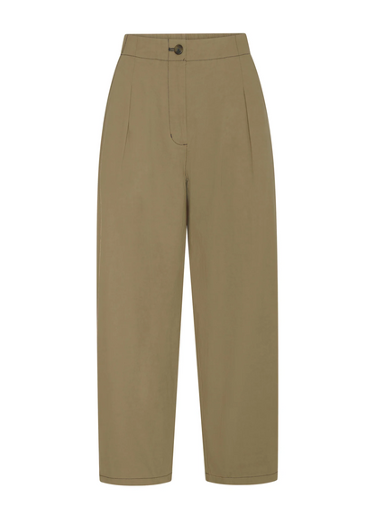 Avrid Barrel Pant in Khaki