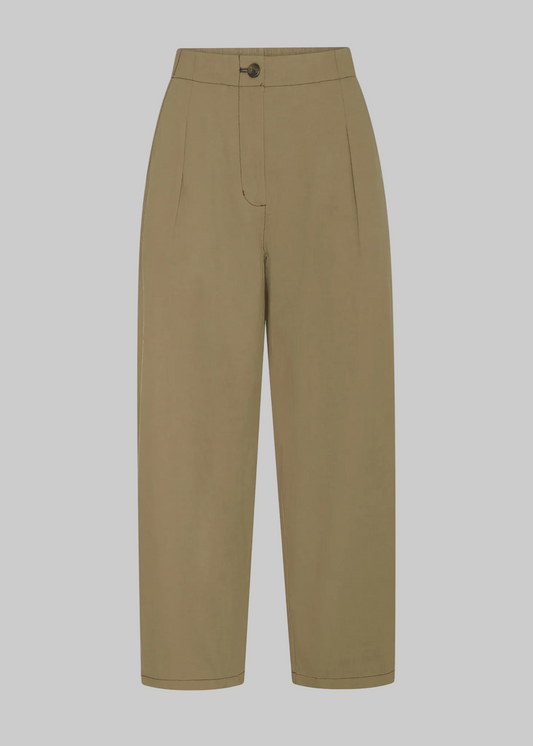 Avrid Barrel Pant in Khaki