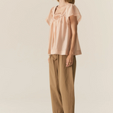 Avrid Barrel Pant in Khaki