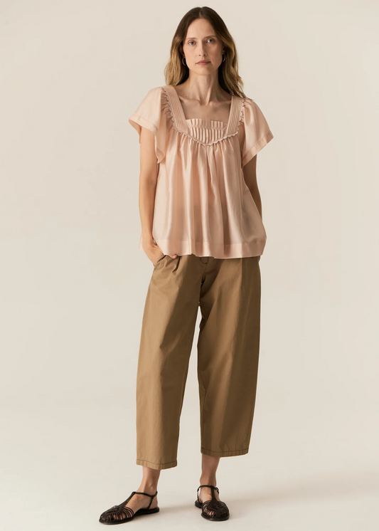 Avrid Barrel Pant in Khaki