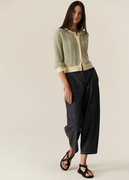 Avrid Chambray Barrel Pant