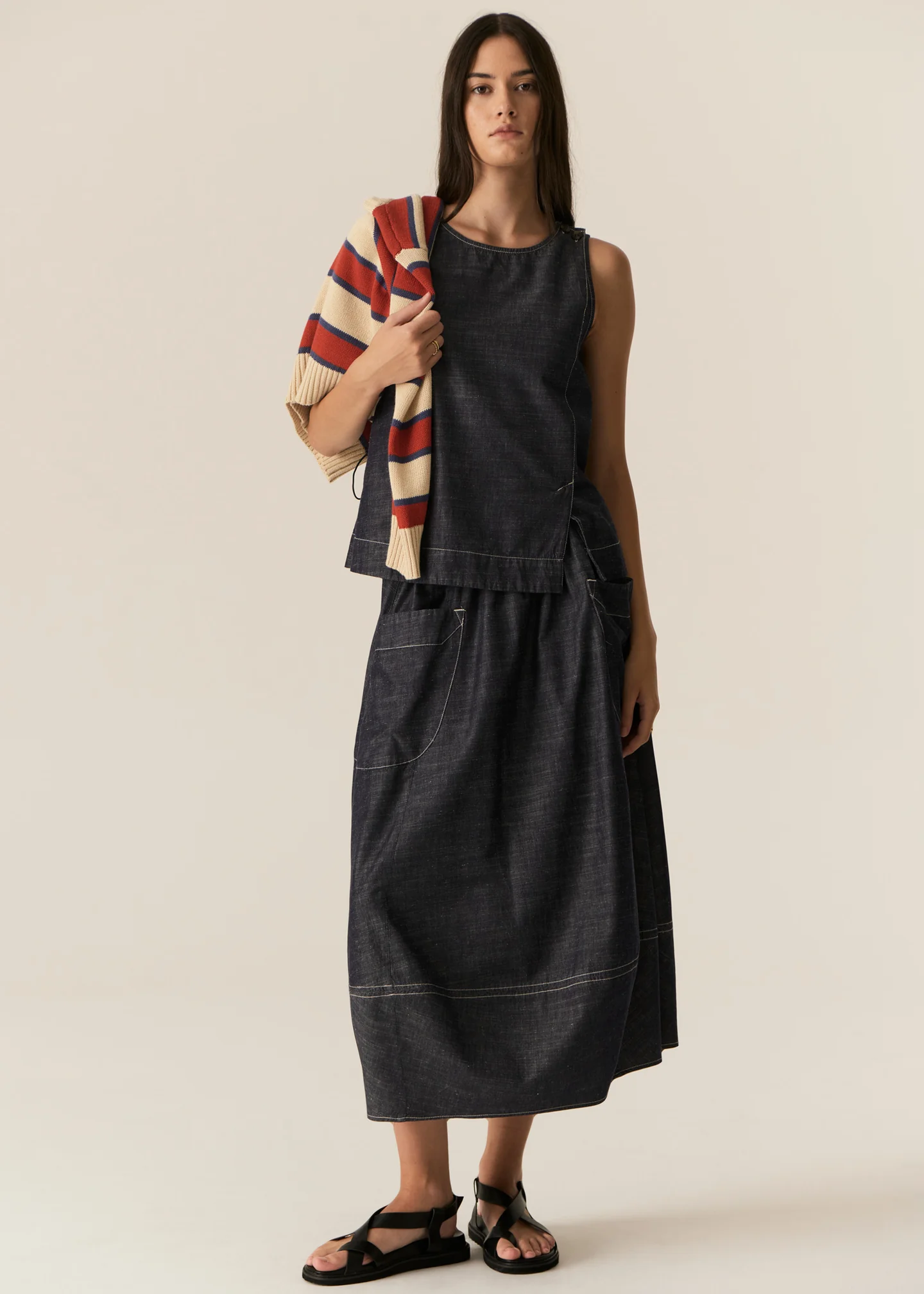 Avrid Chambray Tank