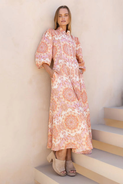 Calibre Dress in Sunset Mosiac