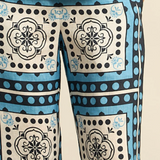 Tide Pant in Bay Scarf