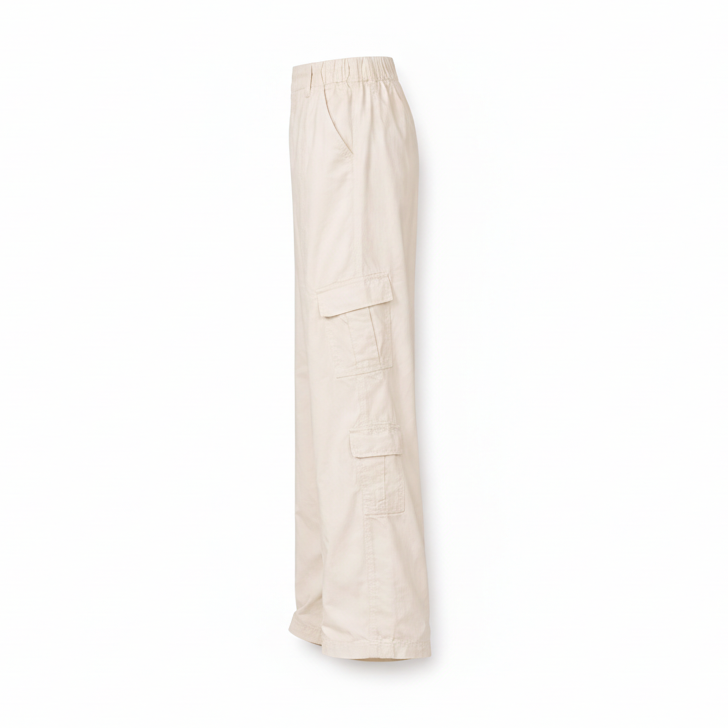 Avena Cargo Pant in Silver