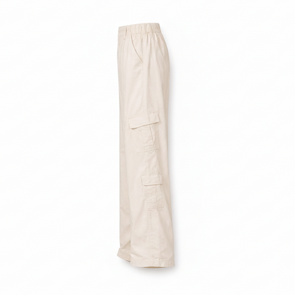 Avena Cargo Pant in Silver